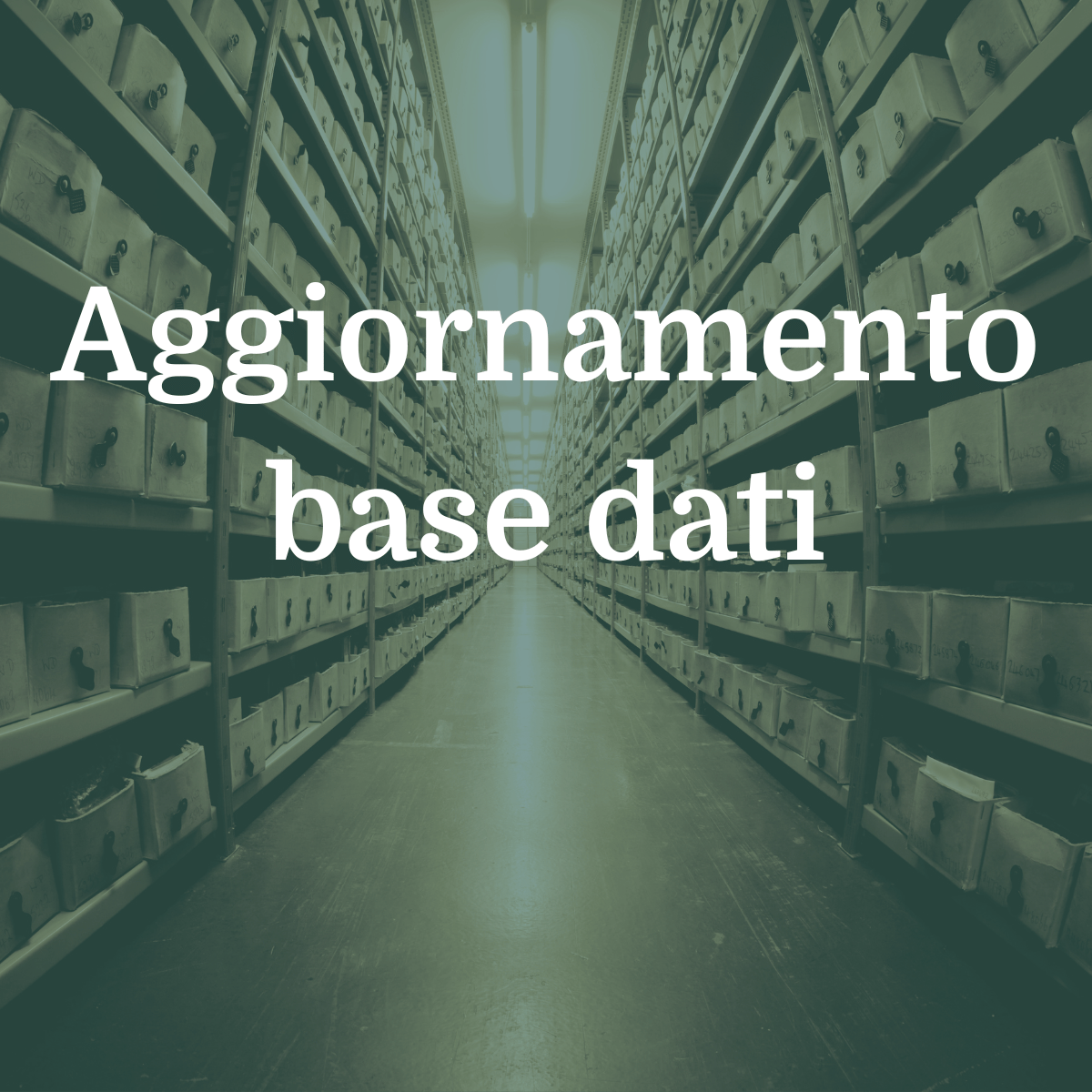 Aggiornamento della base dati di Archivio Flamigni